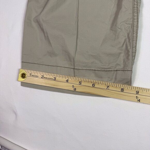 Izod Womens Convertible Pant Khaki Beige Tan Size 12 Petite 100% Cotton NWT Hike - Picture 9 of 14